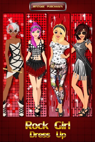 Rock Girl Dress Up screenshot 2