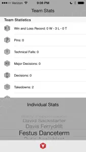 Quick Stats Pro for Wrestling screenshot #5 for iPhone