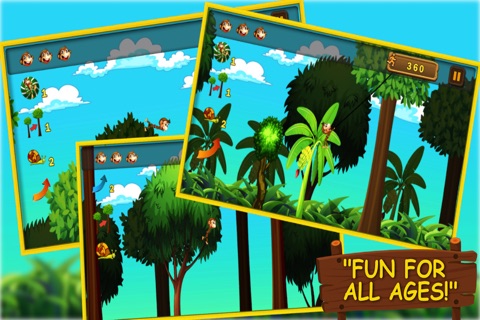 Super Monkey Swing - Jungle Adventure Physics FREE Edition screenshot 2