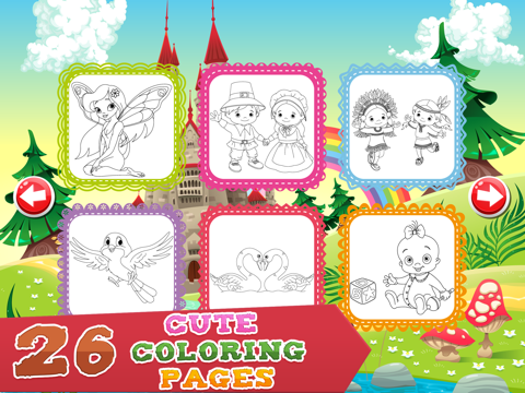 Screenshot #5 pour Coloring Pages for Girls - Fun Games for Kids