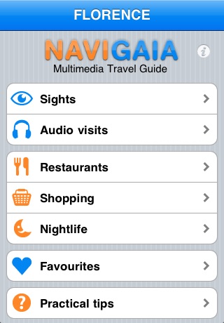 Florence Travel Guide with audio visits and videos screenshot 2