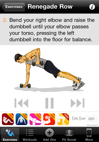 Dumbbell Workouts Free screenshot 2