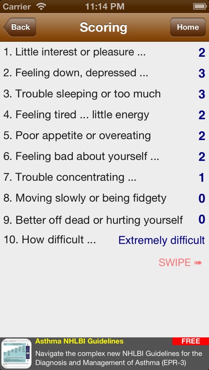 STAT Depression Screening PHQ-9