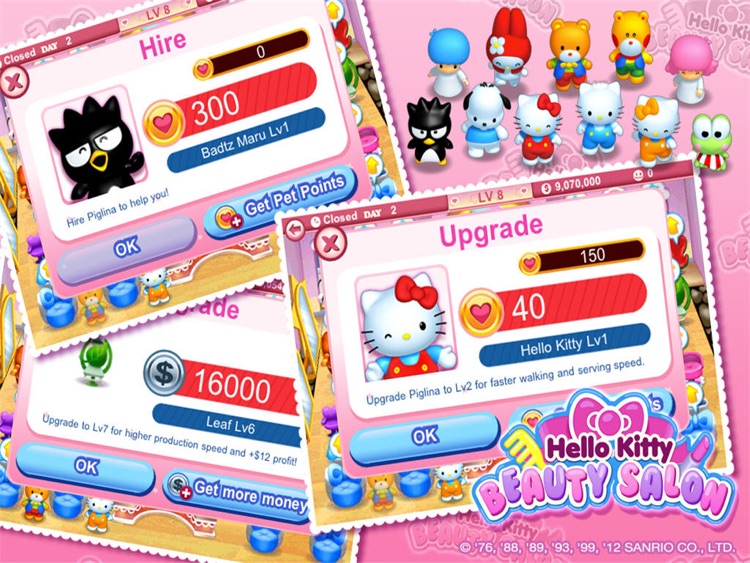 Hello Kitty Beauty Salon HD screenshot-4