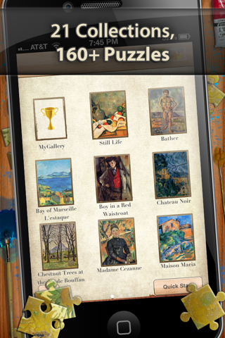 How to cancel & delete Paul Cezanne Jigsaw Puzzles - Play with Paintings. Prominent Masterpieces to recognize and put together from iphone & ipad 1