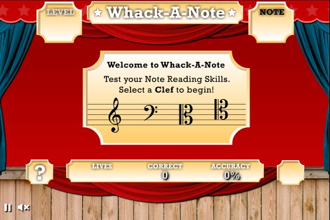 Whack A Note (Music Reading Game) screenshot 2
