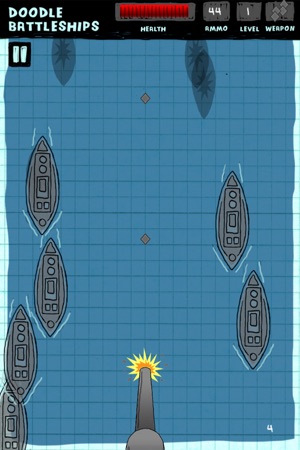Doodle Battleships Free - Fun Shooting Warship Adventure Bat(圖2)-速報App
