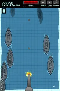 Doodle Battleships Free - Fun Shooting Warship Adventure Battleship Game screenshot #2 for iPhone