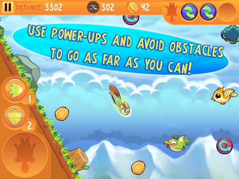 Screenshot #5 pour Kew Kew - Jeu de L'Écureuil Volant Fou
