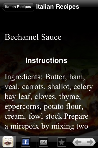 Italian Recipes. screenshot 3