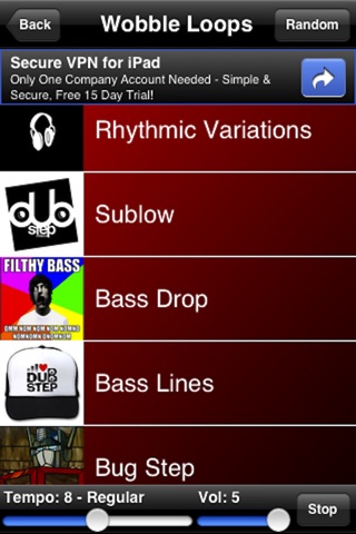 Dub Step Bass Loops screenshot 3