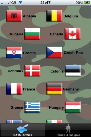 Nato Armies (Ranks & Insignia) Lite screenshot 4