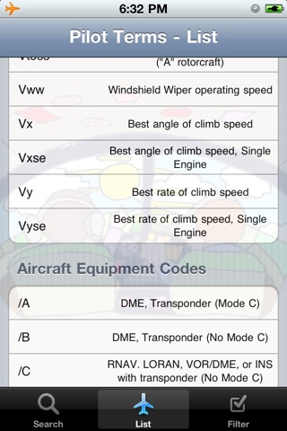 Pilot's Terms (an Aviation Based Dictionary) screenshot 2