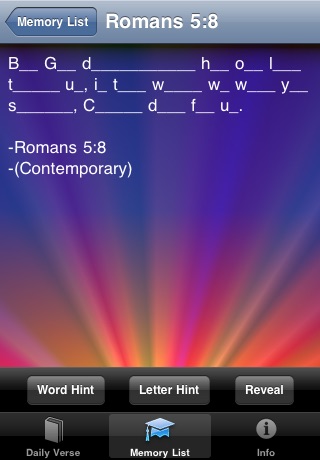 Popular Memory Verses - Scripture Memorization Tool screenshot 3