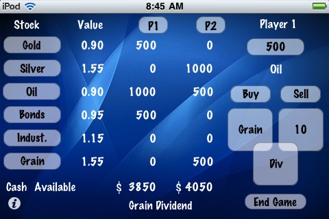 Stock Ticker Game screenshot 2