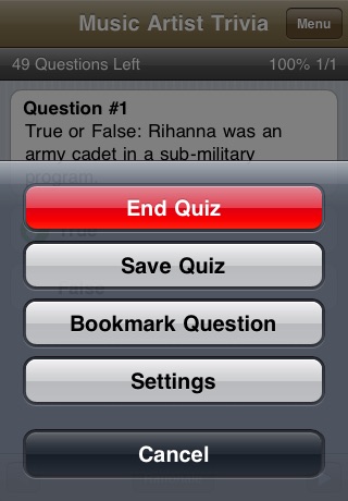 Music Artist Trivia App screenshot 4