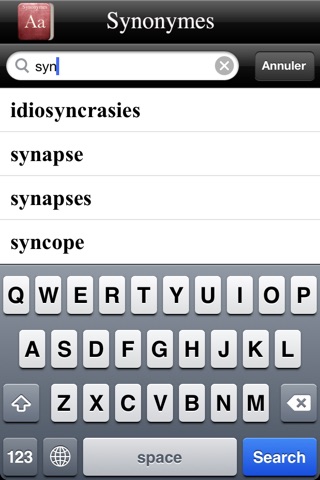 Dictionnaire des Synonymes screenshot 3