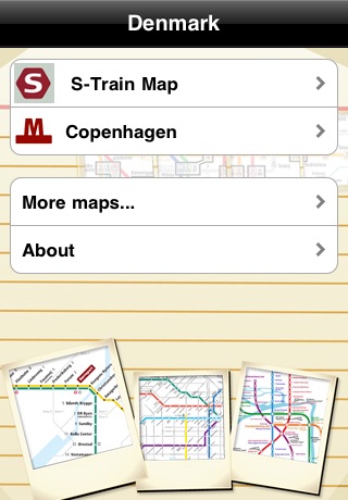 Denmark Subway Maps (Copenhagen)