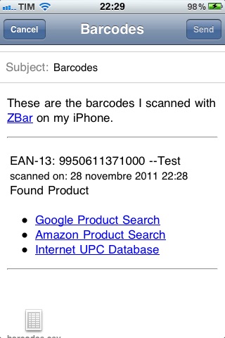 Manutec ZZBar Barcode Reader screenshot 2