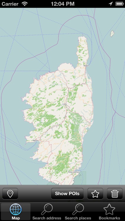 Offline Map Corsica (Golden Forge)