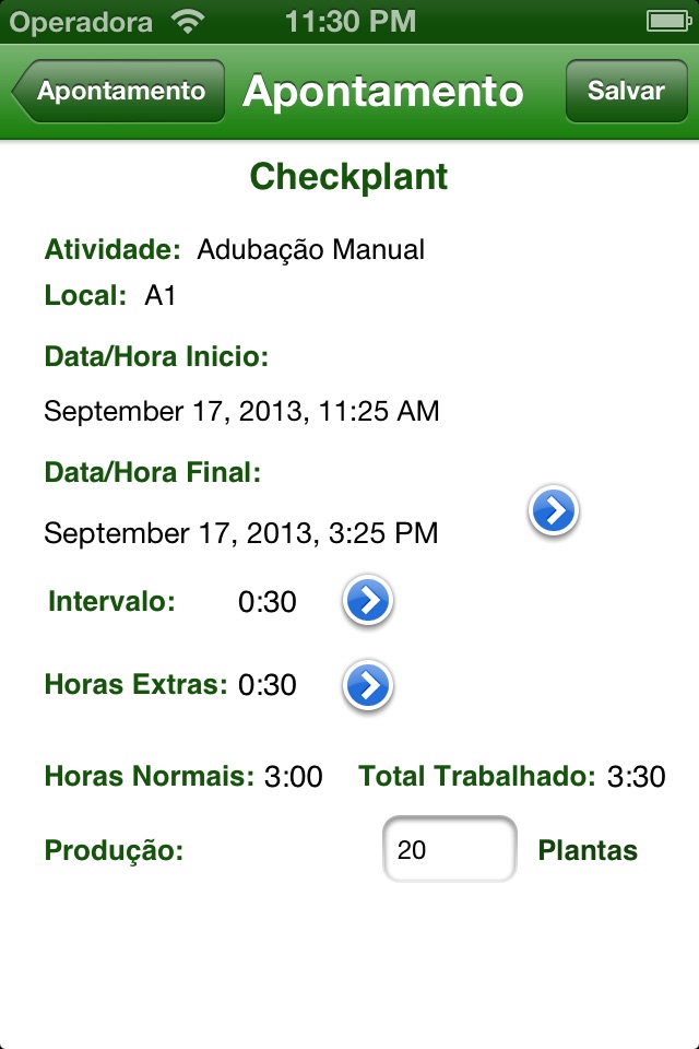 Caderno de Campo screenshot 3