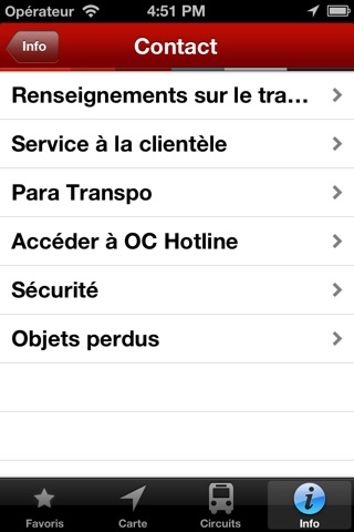 OC Transpo screenshot 4