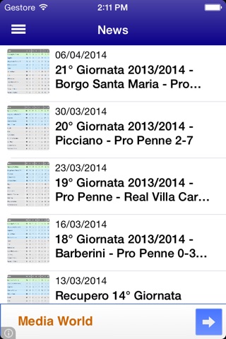 Asd Sporting Pro Penne screenshot 2