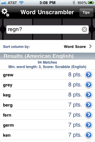 Word Unscrambler