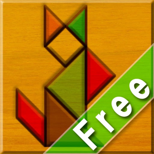 Big Block Tangram Puzzle-Free Icon