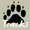 Mammal Tracks features 48 animal tracks commonly found across North America