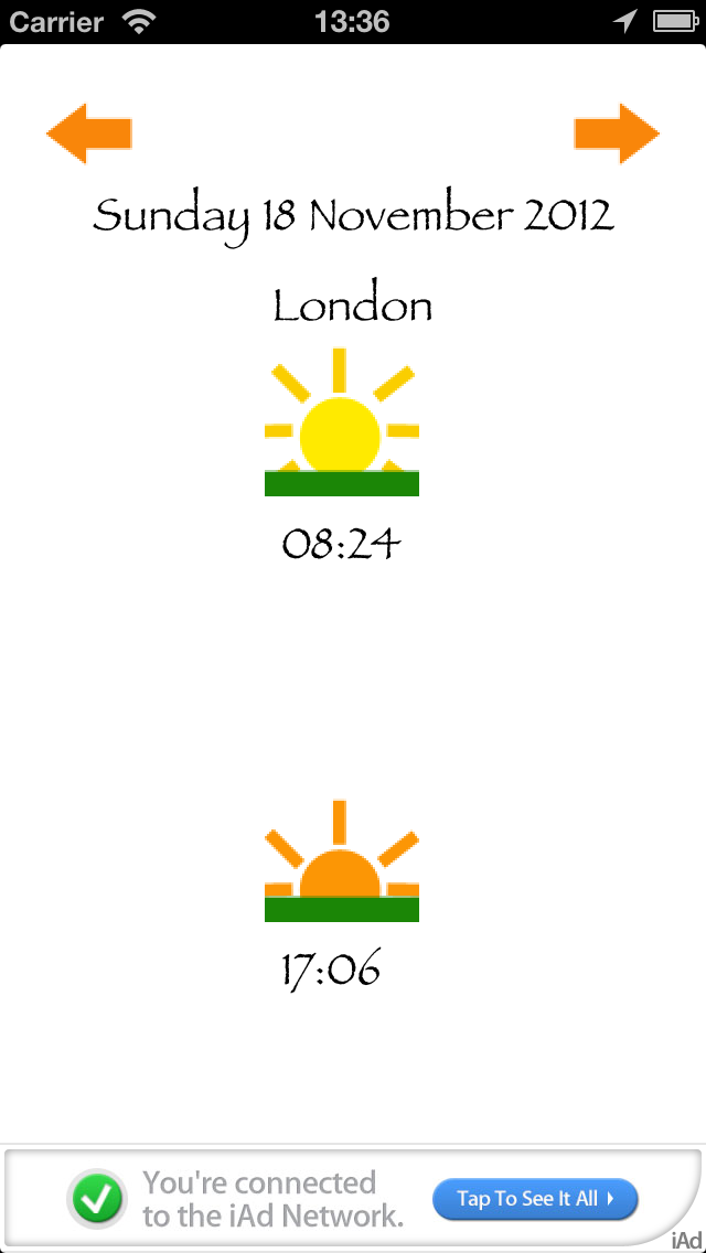 Sunrise sunset Calculatorのおすすめ画像1