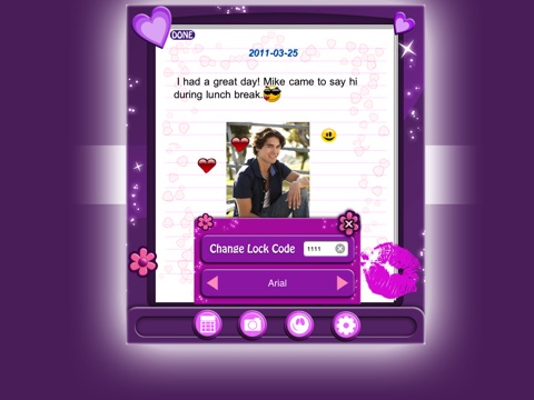 Amazing Secret Diary HD Lite screenshot 3