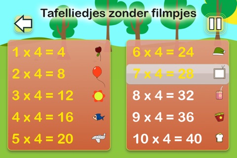 Tafels Leren door Liedjes te Zingen screenshot 3