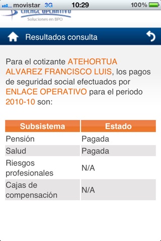 Consulta Móvil de Pagos screenshot 4