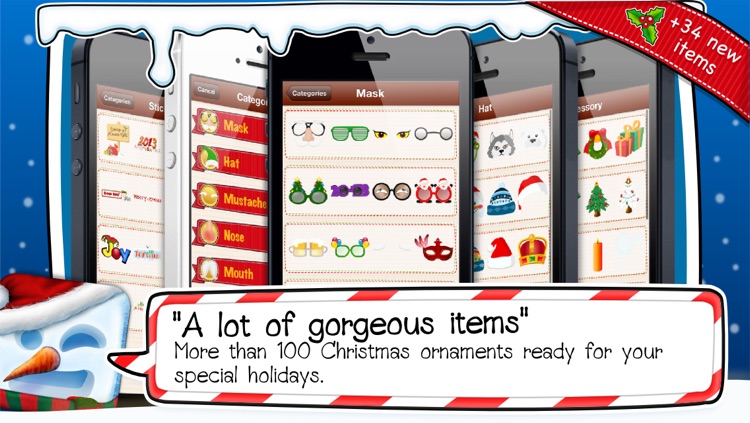 Facinate X'mas - Funny Snowy Props