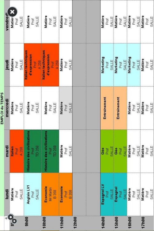 Agenda étudiant screenshot-3