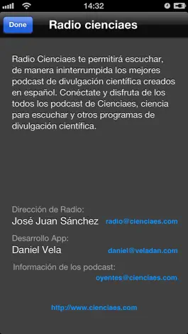 Game screenshot cienciaes radio apk