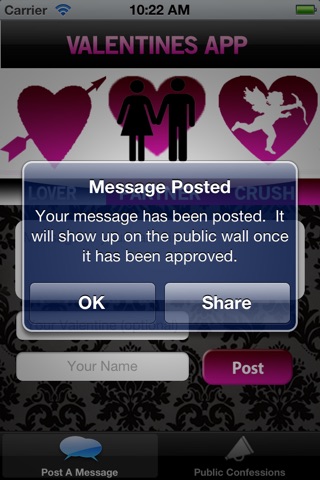 Valentine's Day App screenshot 3