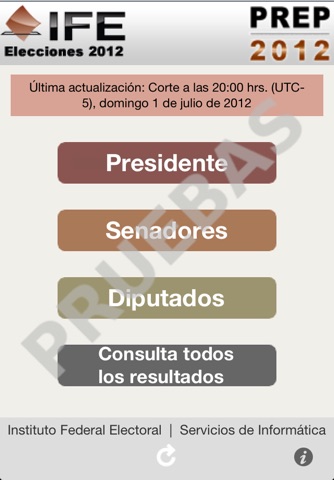 Elección 2012 screenshot 2