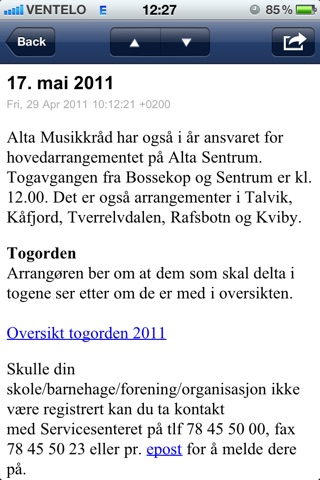 Alta kommune screenshot 3