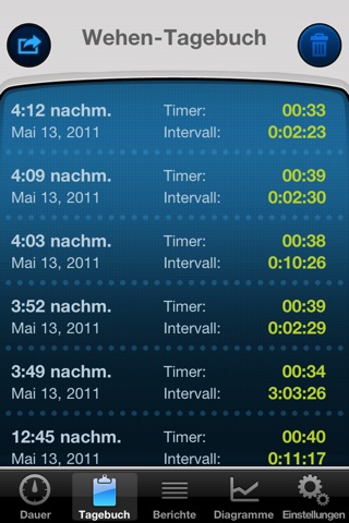 Contractions Counter: pregnancy contraction timer screenshot 3