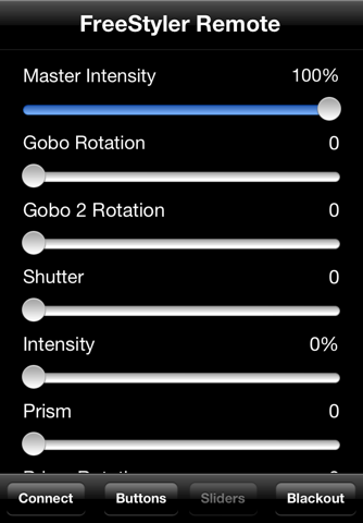 FreeStyler DMX Remote screenshot 3