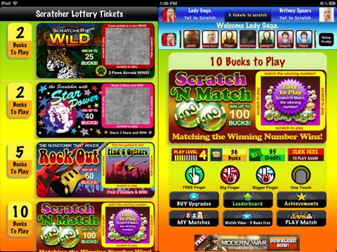 Scratchers - Free Instant Lucky Scratch Off Lottery Tickets screenshot 2