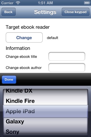 Ebook Converter screenshot 3