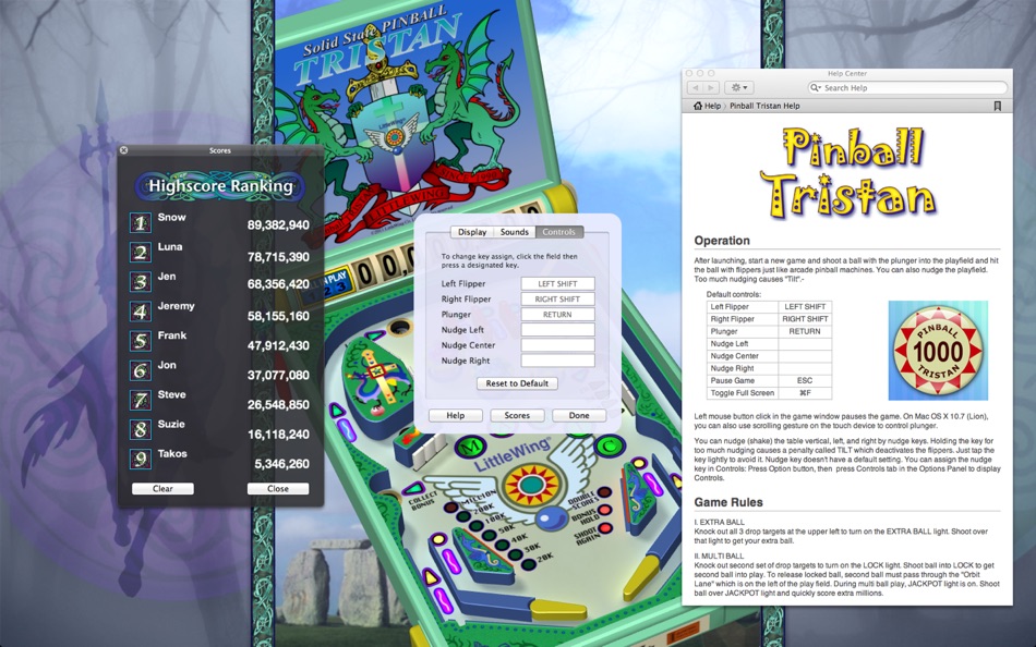 #5. Pinball Tristan (macOS) Bởi: LittleWing