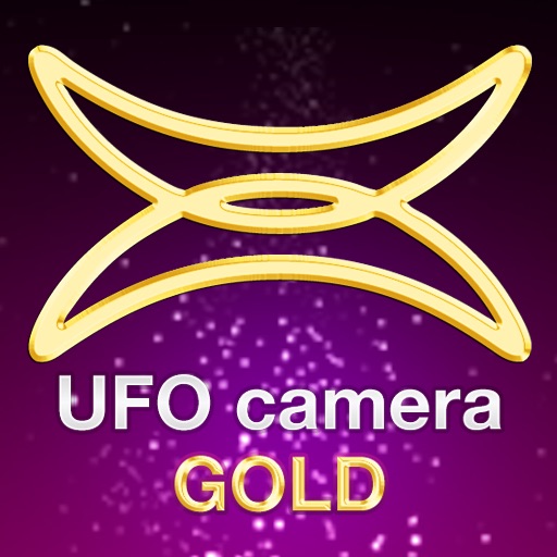 UFO camera GOLD icon