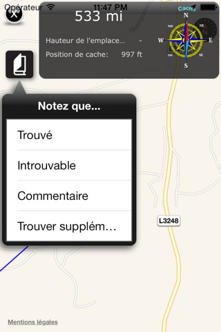 Geocache screenshot 2