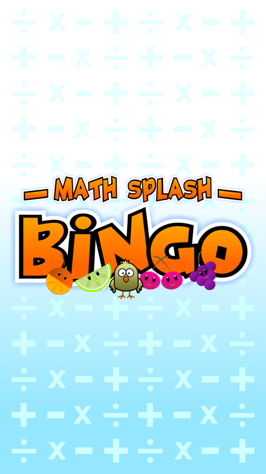 Math Splash Bingo : Fun Numbers Academy of Games and Drills for 1st, 2nd, 3rd, 4th and 5th Grade – Elementary & Primary School Math - 2.5 - (iOS)