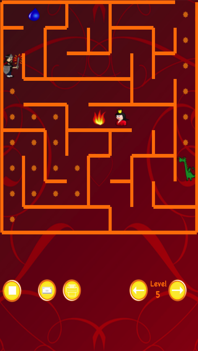 Screenshot #2 pour Labyrinthe de Dragon et Chevalier  (sauver la princesse)