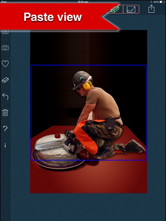 iLasso HD - Lasso tool to cut or chop portions of images and adjust or remove background